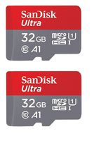 SanDisk 32GB X2 (64GB) MicroSD HC Ultra Uhs-1 Memory Card