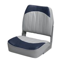 Wise 8WD734PLS-660 Low Back Boat Seat, Grey/Blue
