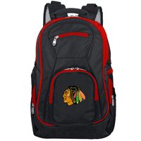 NHL Chicago Blackhawks Colored Trim Premium Laptop Backpack
