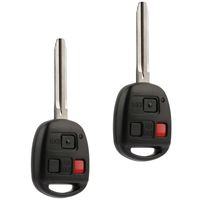 Car Key Fob Keyless Entry Remote fits Toyota 1998 1999 2000 2001 2002 Land Cruiser (HYQ1512V, 89070-60090), Set of 2