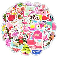 Ehope Waterproof Flamingo Vinyl Stickers Bomb Laptop Folders Water Bottle Decals Toys for Kids (50Pcs/Pack)