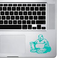 StickAny Palm Series Buddha Fat Sticker for MacBook Pro, Chromebook, and Laptops (Turquoise)
