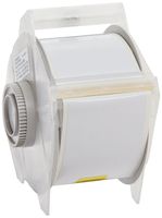 Brady High Adhesion Vinyl Label Tape (113111) - White Vinyl Film - Compatible with GlobalMark Industrial Label Printer - 100' Length, 2.25" Width