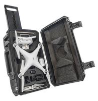 CasePro CP-PHAN4-CO DJI Phantom 4 Drone Carry-On Hard Case (Black)