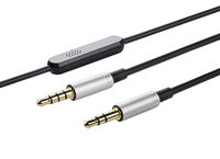 1.2m Replacement Headphone Cord/Cable Lead for Sullcandy Crusher Aviator2.0, Hesh2.0, Marshall Monitor NAD VISO HP50 Focal Headphones with in-Line Remote and Microphone for iPhone Ipad - Gold Plated