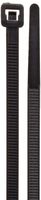 Morris Products 20430 Releasable Nylon Cable Ties, 14-1/2" Length, 0.187" Width, 50lbs Tensile Strength, 4.02" Max Bundle Diameter (Pack of 100)