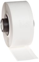 Brady PTL-42-489 TLS 2200 and TLS PC Link 1" Width x 50' Height, B-489 Ultra Aggressive Polyester, Matte Finish White BradyBondz Label