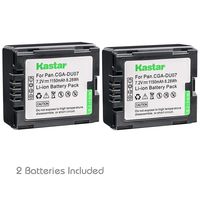 Kastar 2 Pack Battery for Panasonic CGR-DU06 CGR-DU07 CGA-DU14 CGA-DU07 CGA-DU06 CGR-DU21 CGR-DU21A RV-4401 RV-5401 Camcorder