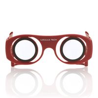 Virtual Reality Goggles Goggle Tech C1-Glass 3D Glasses for 3D Images & Videos on Android & iOS Smartphones (Wine)