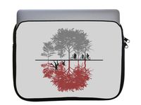 Two Dimensions Design 11x14 inch Neoprene Zippered Laptop Sleeve Bag by egeek amz for MacBook or Any Other Laptop