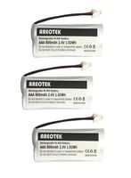 3-Pack BT18433 BT28433 BT184342 BT284342 BT-1011 Replacement Battery for Vtech Cordless Phone CS6209 CS6219 CS6229 DS6151 AT&T CL80100 CL80109 Uniden DCX400 Handse