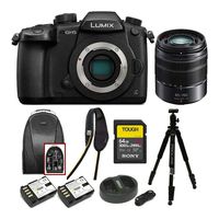 Panasonic GH5 Lumix 4K Mirrorless Camera w/ 45-150mm Lens & 64GB SD Card Bundle