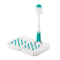 OXO Tot On-The-Go Drying Rack with Bottle Brush, Teal