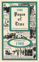 1988 Pages of Time Kardlet (PT1988)