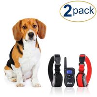 eXuby 2X Shock Collar for Small Dogs w/ 1 Remote & Training Dog Clicker - 3 Modes (Sound, Vibration & Shock) - Rechargeable Batteries - Very Fast Results