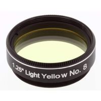 Explore Scientific Filter 1.25 Inch No. 8 for Telescopes Light Yellow