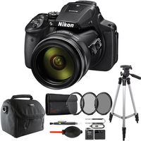 Nikon COOLPIX P900 16MP 83x Super Zoom 4k Wi-Fi GPS Digital Camera with Accesory Bundle