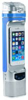 Next Bottle NBC1.2SBL NBC1.2 All-in-One Bluetooth Speaker, Powerbank, PhoneDock, Speakerphone, LCD, Freezable Gel Water Bottle, 10oz, 10 oz Size, Blue