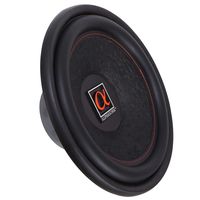 Alphasonik HSW212 Hyper 200 Series 12" 1200 Watts Max / 400 Watts RMS Single 4 Ohm Car Subwoofer Stamped Alpha Steel Basket with High Grade Magnet Non Pressed Paper Cone Audio Speaker Bass Sub Woofer