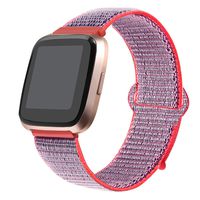 bayite Soft Bands Compatible with Fitbit Versa/Versa 2 Women Men, Breathable Sport Loop Band Replacement Accessories Wristband