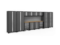 NewAge Products Bold 3.0 Gray 14 Piece Set, Garage Cabinets, 56134