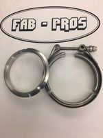 Borg Warner Turbo 4" Exhaust V-band Downpipe Flange Clamp S400 S400SXE S475 S480 T4