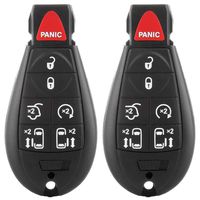 SCITOO Compatible with Keyless Entry, 2X Replacement 7 Button Keyless Entry Remotes Start Key Fob Car Fobik fit IYZ-C01C
