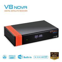 GT MEDIA V8 NOVA DVB-S2 HD 1080P TV Satellite Receiver Free to Air Sat Decoder Digital FTA Receptor Built-in WiFi Support CC CAM IP TV YouTube PVR Ready PowerVu Biss Key New cam