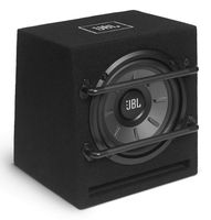 JBL 8" Ported Enclosed Car Subwoofer Box W/Built-In AMP 200W