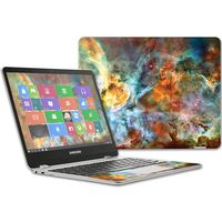 MightySkins Skin Compatible with Samsung Chromebook Plus 12.3"(2017 - Space Cloud | Protective, Durable, and Unique Vinyl Decal wrap Cover | Easy to Apply, Remove, and Change Styles | Made in The USA