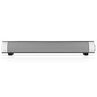 Bingxue Sound Bar,Bluetooth Soundbar TV Speakers-10W Wired and Wireless Connection,Built-in Mic,TF Card/AUX/BT Input Modes for PC Cellerphone Tablets Desktop (Silver)