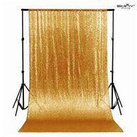 Gold Shimmer Backdrop Gold-10FTx10FT-Sequin Photo Backdrop Elegant Backdrops 10x10-SEQUIN-BACKDROP-CURTAIN-0821E