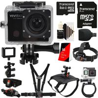 Vivitar DVR914HD 16.1MP 1440p 4K HD Wi-Fi Waterproof Action Video Camera Camcorder Like GoPro Hero Action Cameras