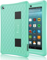 Benazcap Silicone Case for Newest 7 Inch 2019 - Shockproof Slim Kids Friendly Protective Cover for 7 Inch Tablet (ONLY for 9th Generation 2019,Bean Green