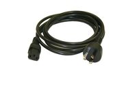 Interpower 86210030 Australian AC Cord Set, AS/NZS 3112:2000 Plug Type, IEC 60320 C13 Connector Type, Black Plug Color, Black Cable Color, 10A Amperage, 250VAC Voltage, 2.5m Length