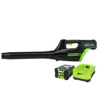 Greenworks Pro 80V Cordless Brushless Axial Blower, 2.0Ah Battery and Rapid Charger Included
