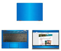 decalrus - Protective Decal for HP Pavilion 14M-CD0001DX (14" Screen) Laptop LITE Blue Texture Brushed Aluminum Skin case Cover wrap BAhpPvillion14m_CD0001dxLiteBlue