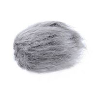 Movo WS1 Furry Microphone Windscreen for Zoom H1n Recorder - Outdoor Microphone Cover for Small Microphones up to 2.5" x 40mm (L x D) (Light Gray)