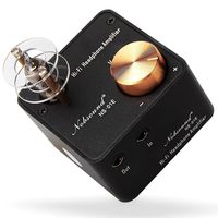 Nobsound NS-01E Mini Tube Headphone Amplifier Stereo HiFi Amp Audio Preamp (Black)