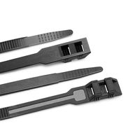 Cable Zip Ties Heavy Duty - UV Resistant in Direct Sunlight Application, Nylon Tie Wraps with 0.35 Inch Wide,10 Inch Long Double Locking, 100 Pieces, Sufficiently Strong for Fence, Outdoor