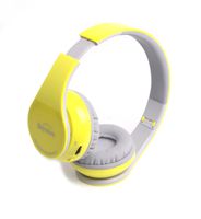 Back to School Gift-New Yellow Color Beyution513 Hi-Fi Clear Micphone Over-Ear Bluetooth Headphones