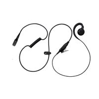 Maxtop AEH3000-H5 Walkie Talkie Two Way Radio Black Headset Earpiece Mic for Hytera PD752G PD782G PD792 Ex PD982