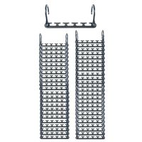 Wonder Hanger Max New & Improved, Pack of 50-Triples, The Closet Space for Easy, Effortless, Wrinkle-Free Clothes, Comes Fully Assembled, Grey