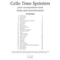 Blackwell, Kathy and David - Cello Time Piano Accompaniment - Oxford University Press Publication