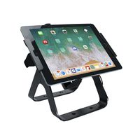 CTA Digital PAD-LOCU Lockpoint: Universal Tablet Kiosk Station for iPad Pro and Galaxy Tab Pro Black