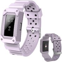 X4-TECH Replacement Wrist Band Compatible with Fitbit Charge 2 HR(New-Lavender)