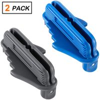 Center Scriber Marking Tools Line Scriber Woodworking Marking Offset Marking Tool Marking Center Finder Tool Wood Scribe Marking Gauge Fits Standard Wooden Pencils 2 Pack (Blue+Grey)