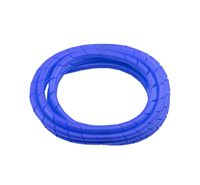 10 Pack MD Premium 8' Cord Cover Prevents Cord Tangling - Blue