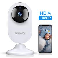 Mini Smart Home Camera, Tovendor 1080P WiFi IP Security Camera with Cloud Storage/Night Vision/Motion Detection, Wide Angle Nanny Baby/Pet Monitor with Two Way Audio