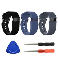 I-SMILE Fitbit Charge HR Bands, Sepcial Colorful Edition Soft Silicone Adjustable Replacement Wristband with Metal Buckle Clasp for Fitbit Charge HR Bands